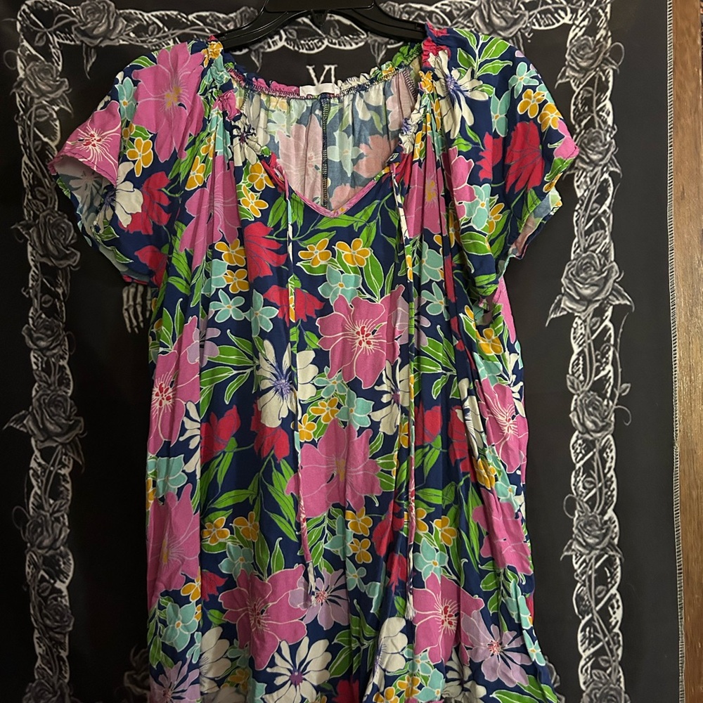 Chic Soul Floral Blouse - Multicolor